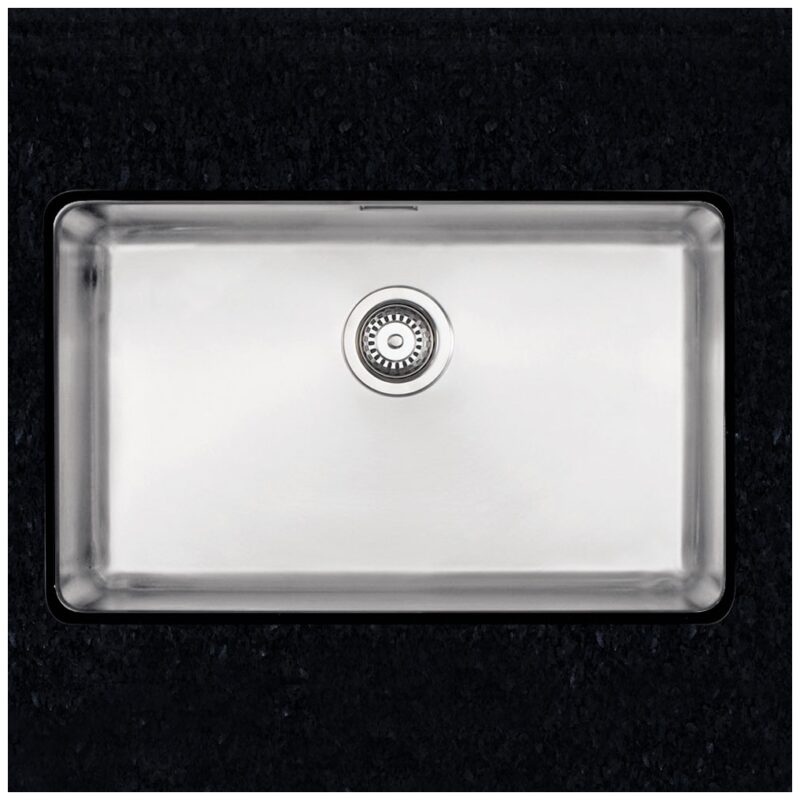Clearwater Salsa 1 Bowl Undermount Steel Kitchen Sink 700x450mm