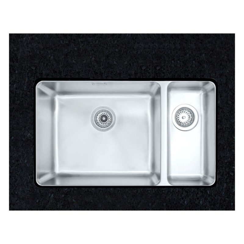 Clearwater Salsa 1.5 Bowl 740x450mm Steel Undermount Sink, Left Hand Main Bowl
