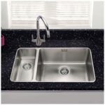 Clearwater Salsa 1.5 Bowl Undermount Sink, Right Main Bowl, 740x450mm