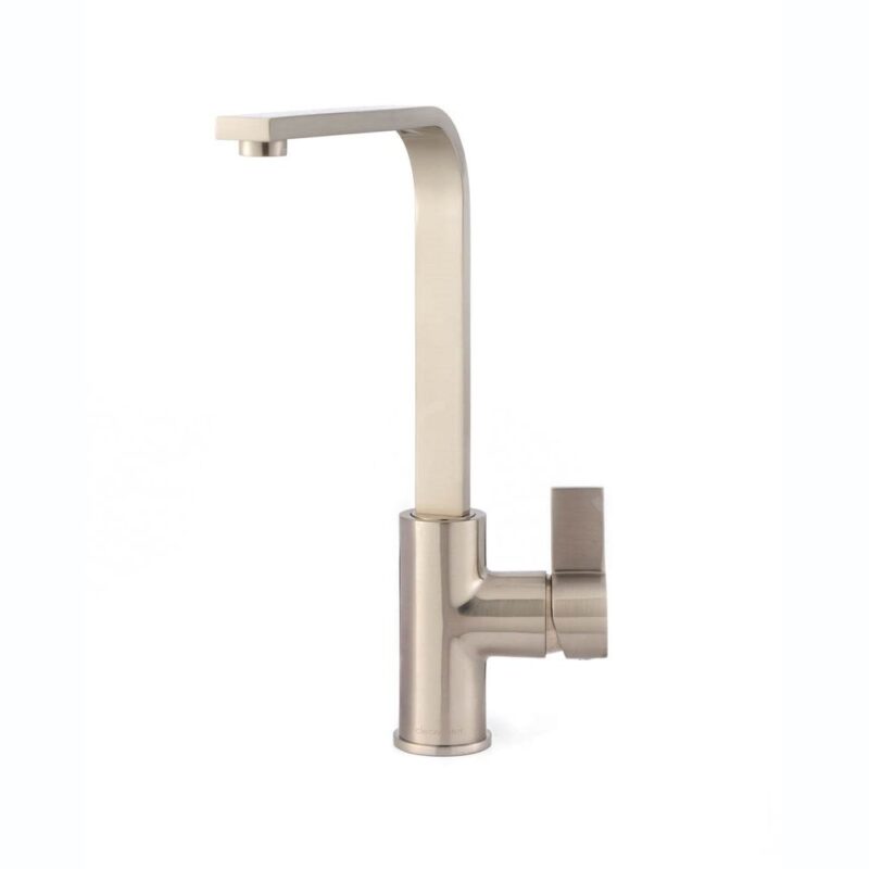 Clearwater Sheratan Side Lever Sink Mixer Brushed Nickel Clearwater Sheratan Side Lever Sink Mixer Brushed Nickel