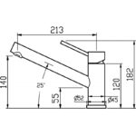 Clearwater Sirius Sink Mixer Stainless Steel