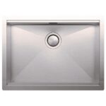 Clearwater Stark Smart 1 Bowl Undermount Steel Kitchen Sink 660x490mm