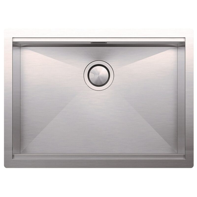 Clearwater Stark Smart 1 Bowl Undermount Steel Kitchen Sink 660x490mm