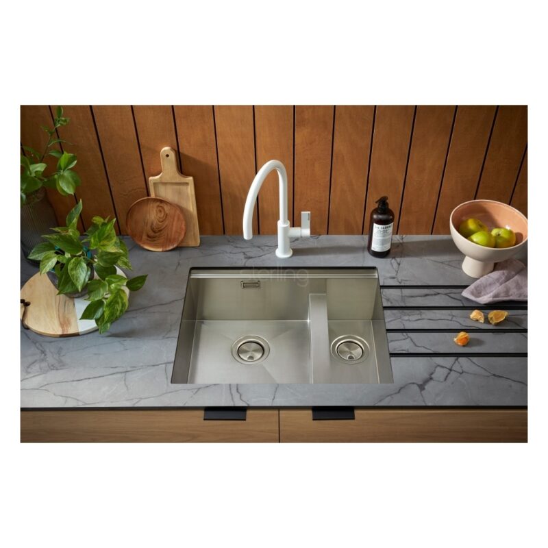 Clearwater Stark Smart 1.5 Bowl 600x490mm Stainless Steel Sink