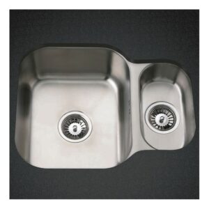 Clearwater Tango 1.5 Bowl Undermount Sink, Left Main Bowl, 594x460mm