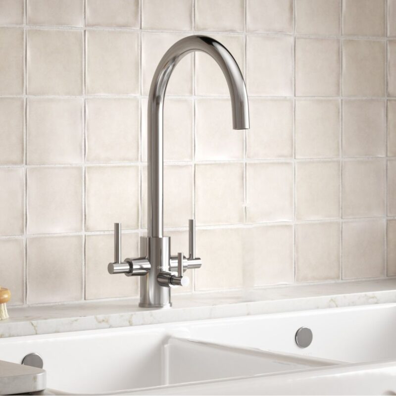 Clearwater Stella Mixer & Cold Filter Tap Chrome