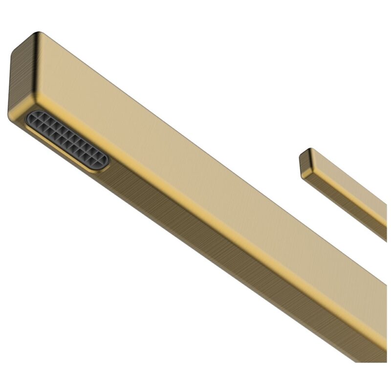 Clearwater Taku Single Lever Kitchen Sink Mixer Tap Brushed Brass