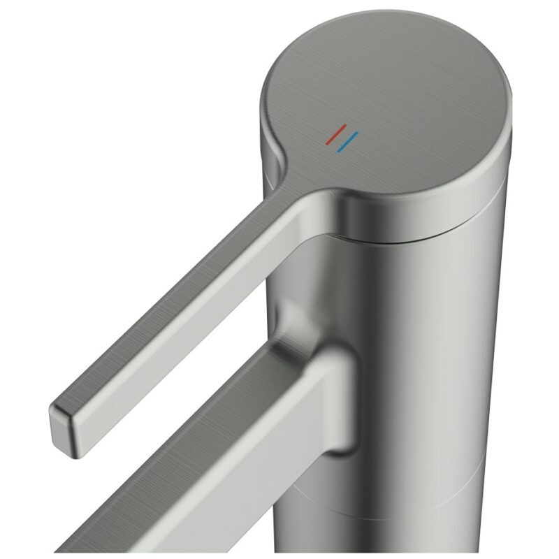 Clearwater Taku Single Lever Kitchen Sink Mixer Tap Brushed Nickel