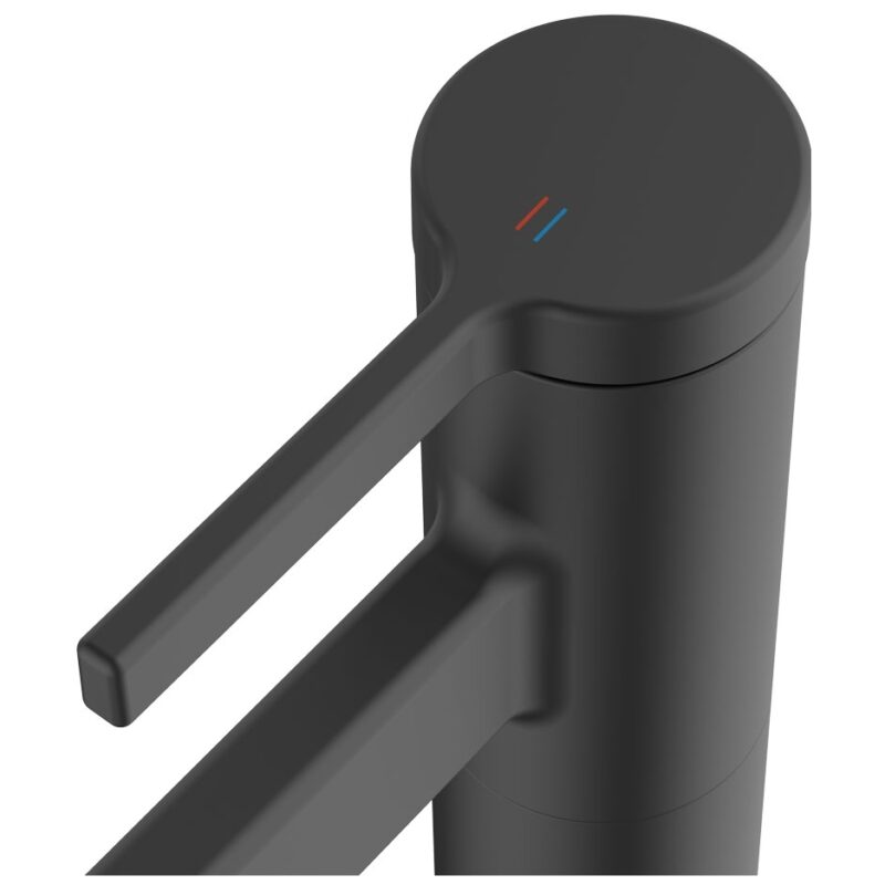 Clearwater Taku Single Lever Kitchen Sink Mixer Tap Matt Black