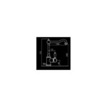 Clearwater Tiberius Mono Sink Mixer Brushed Nickel