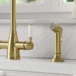 Clearwater Traditional Pull Out Kitchen Hand Spray Brushed Brass