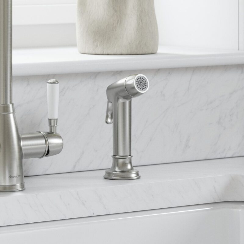 Clearwater Traditional Pull Out Kitchen Hand Spray Brushed Nickel