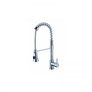Clearwater Triton Mono Sink Mixer with Spring Spout Brushed