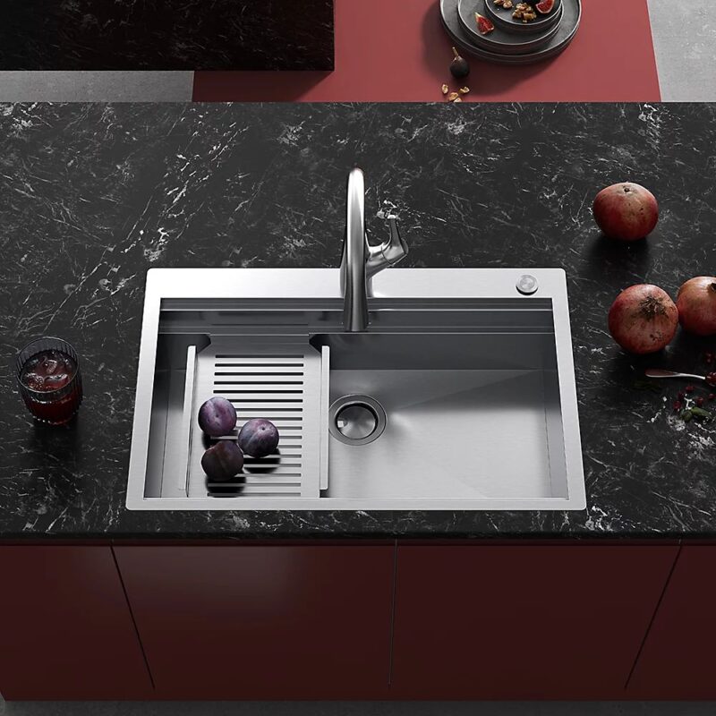 Clearwater Urban Smart Single Bowl 800mm Stainless Steel Sink