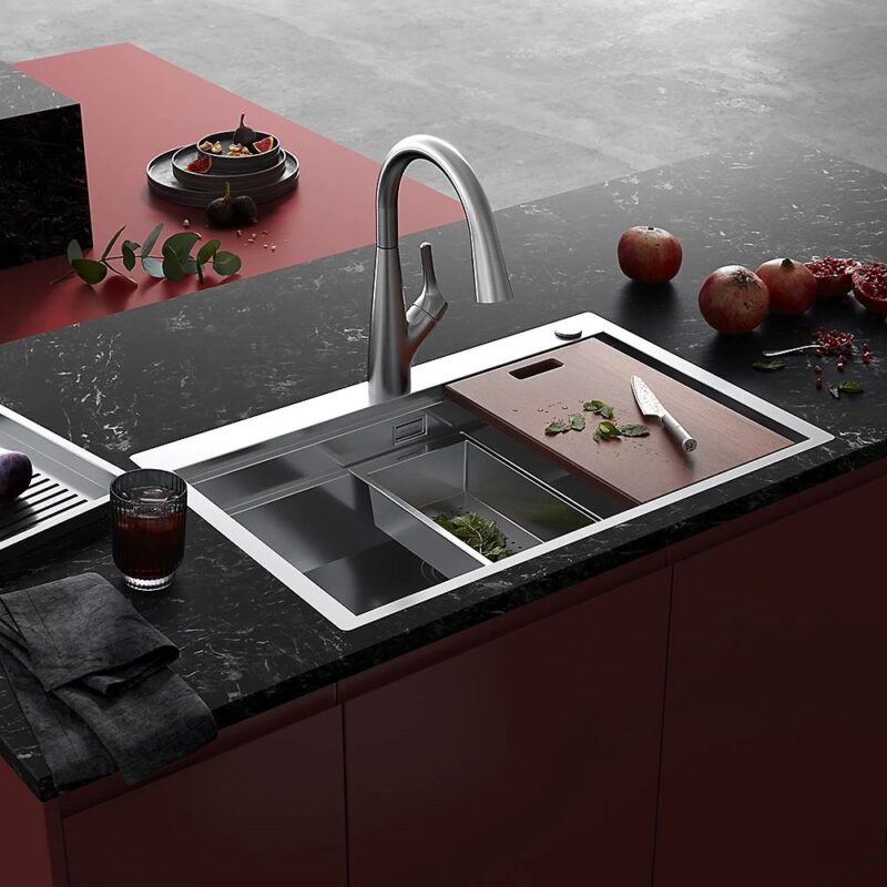 Clearwater Urban Smart Single Bowl 800mm Stainless Steel Sink