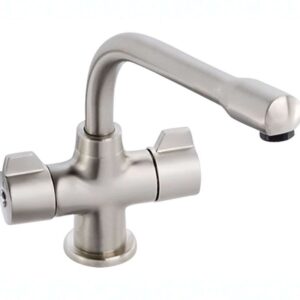 Clearwater Ultra Mono Sink Mixer with Swivel Spout Brushed