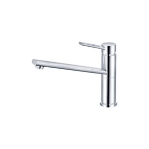 Clearwater Velorum Top Lever Mono Sink Mixer Brushed Nickel