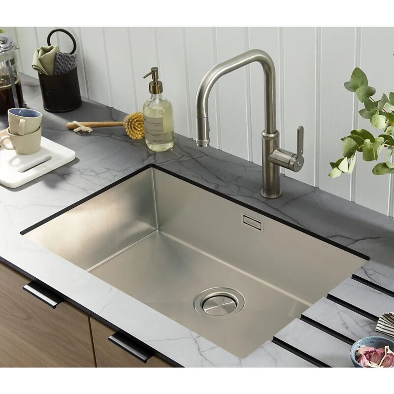 Clearwater Volta Single Bowl 650x400mm Stainless Steel Sink
