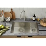 Clearwater Volta 1.5 Bowl 685x400mm Stainless Steel Sink, Left Hand Main Bowl