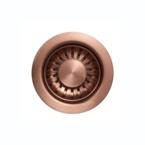 Clearwater Deco 90mm Kitchen Sink Basket Strainer Waste Copper