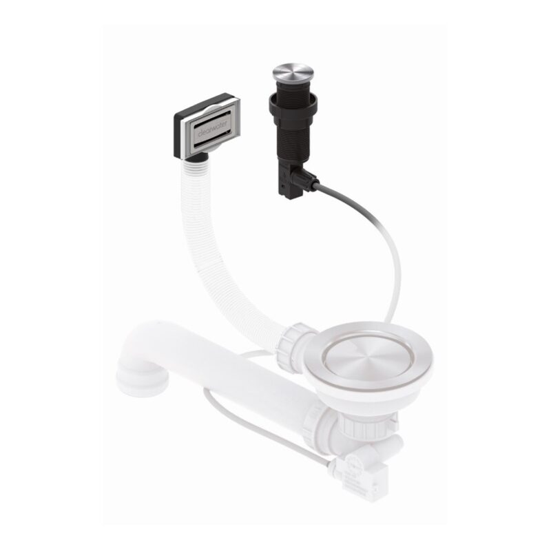 Clearwater Easy Pop Up Waste 90mm Stainless Steel Clearwater Easy Pop Up Waste 90mm Stainless Steel
