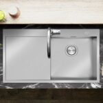 Clearwater Zenith 1 Bowl Inset Steel Kitchen Sink, Left Drainer, 920x510mm