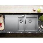 Clearwater Zenith 1.5 Bowl Inset Steel Sink with Left Drainer 1000x510mm