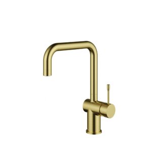 Clearwater Zodiac Kitchen Sink Mixer Tap Brass