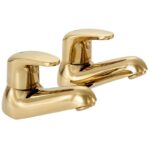 Deva Adore Bath Taps Gold