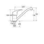 Deva Adore Mono Sink Mixer Tap