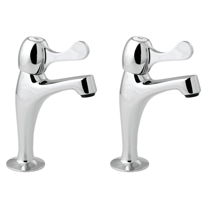 Deva Lever Action Contract Sink Pillar Taps