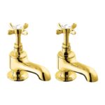 Deva Coronation Bath Taps Gold