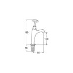 Deva Coronation High Neck Sink Taps