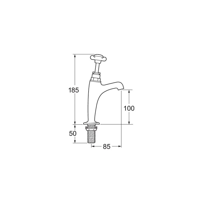 Deva Coronation High Neck Sink Taps