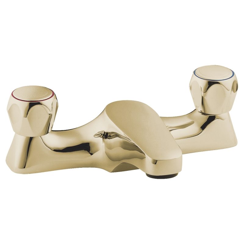 Deva Profile Deck Mounted Bath Filler Gold