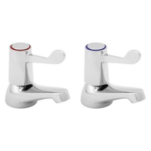 Deva Lever Action Basin Taps with Metal Backnuts
