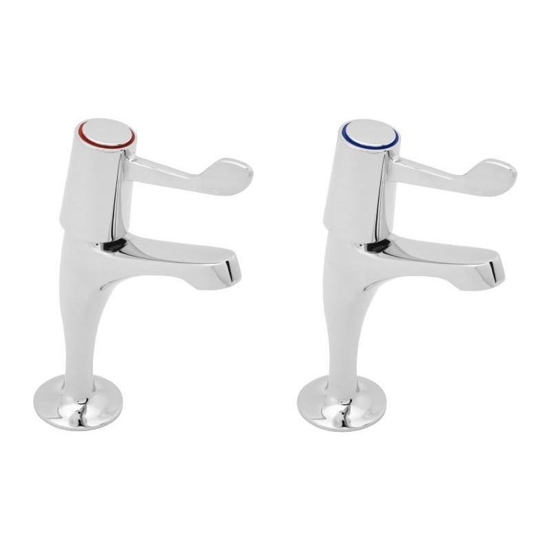 Deva Lever Action Sink Taps with Metal Backnuts
