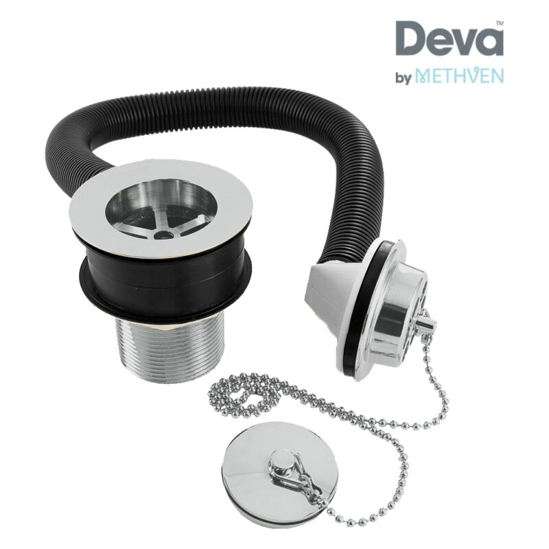 Deva 1 1/2" Bath Waste, Brass Body