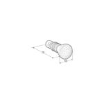 Deva 2" Brass Shower Head with Swivel Joint