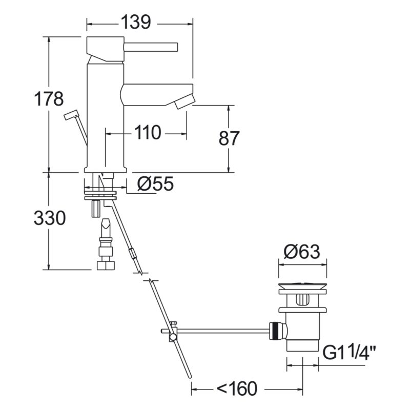 Deva Insignia Mono Basin Mixer