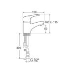 Deva Lace Mini Mono Basin Mixer