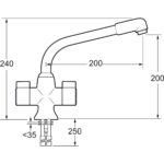 Deva Puffin Mono Sink Mixer