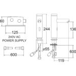 Deva Electronic Sensor Tap 4/D