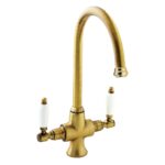 Deva Georgian Mono Sink Mixer Gold