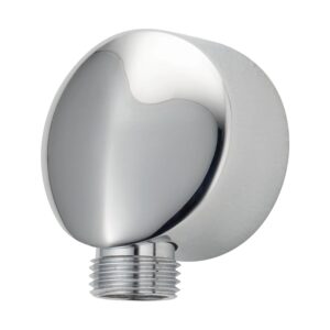 Deva Round Wall Union Chrome