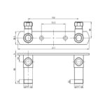 Deva Shower Fixing Bracket