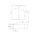 Deva Swoop MK2 Mono Basin Mixer