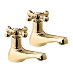 Deva Tudor Bath Taps Gold