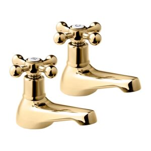 Deva Tudor Bath Taps Gold