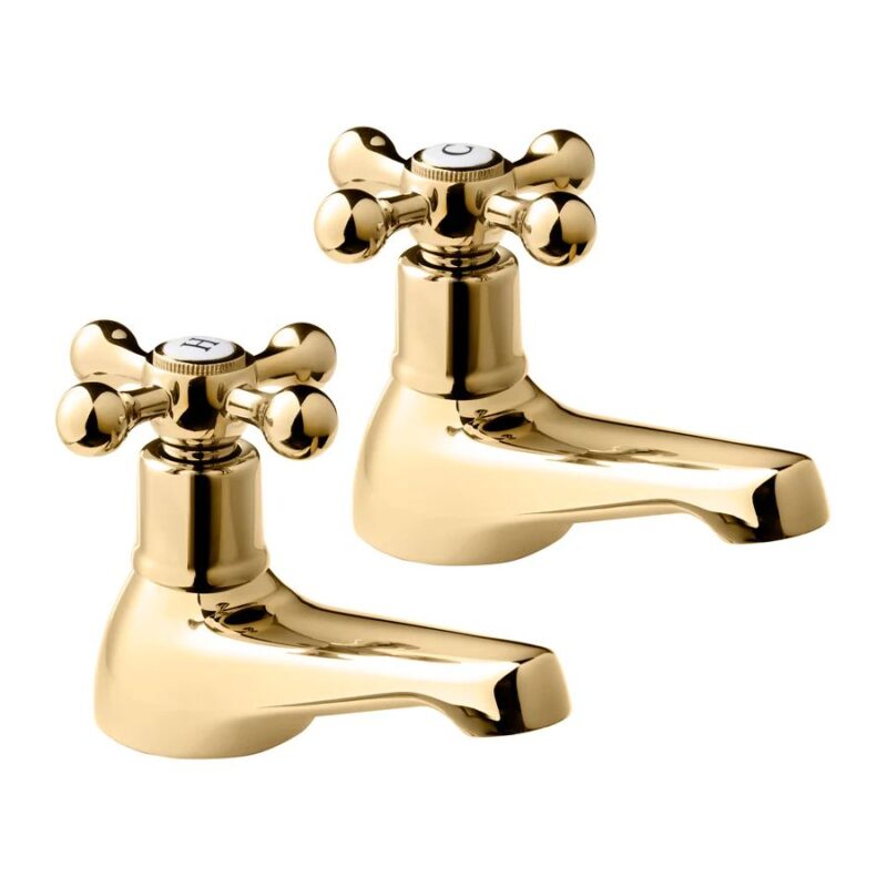 Deva Tudor Bath Taps Gold Deva Tudor Bath Taps Gold